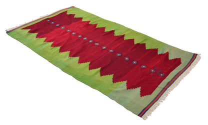 Peninsula Kilim Rug,Turkish Anatolian Kilim Rug 8,27 ft. X 4,49 ft. ( 252 cm X 137 cm)