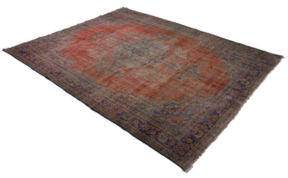 Turkish Original Anatolian Vintage Area Rug 10,23 ft. X 7,64 ft.(312 cm X 233 cm)