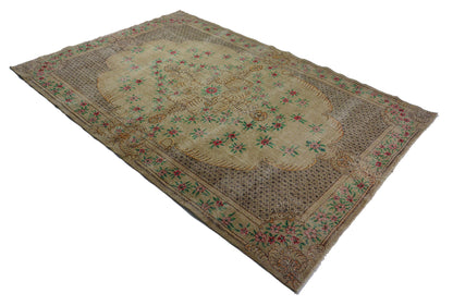 Turkish Original Anatolian Vintage Area Rug 10,99 ft. X 7,31 ft.(335 cm X 223 cm)