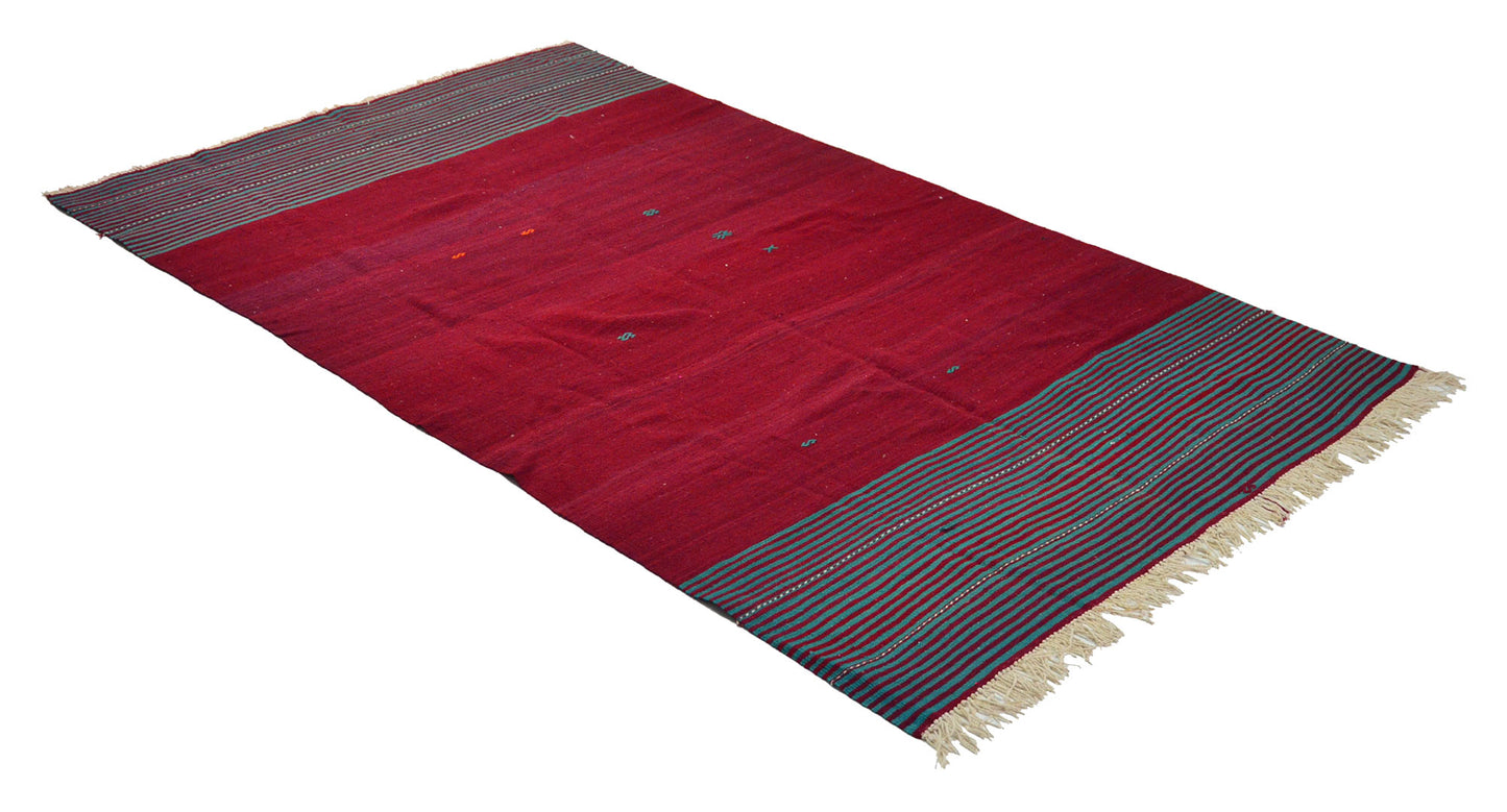 Peninsula Kilim Rug,Turkish Anatolian Kilim Rug 8,63 ft. X 5,08 ft. ( 263 cm X 155 cm)