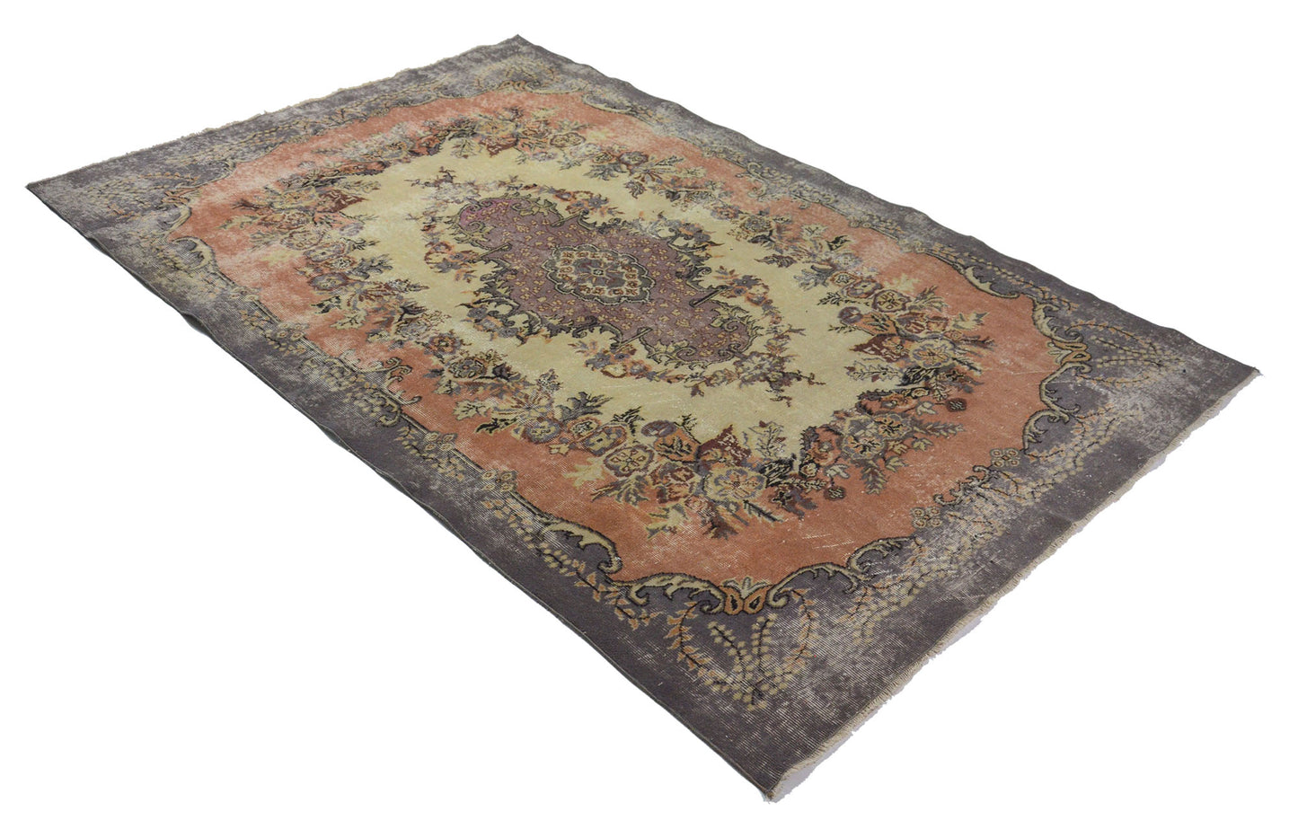 Genesis-Turkish Anatolian Vintage Area Rug 9,41 ft. X 6,06 ft.(287 cm X 185 cm)