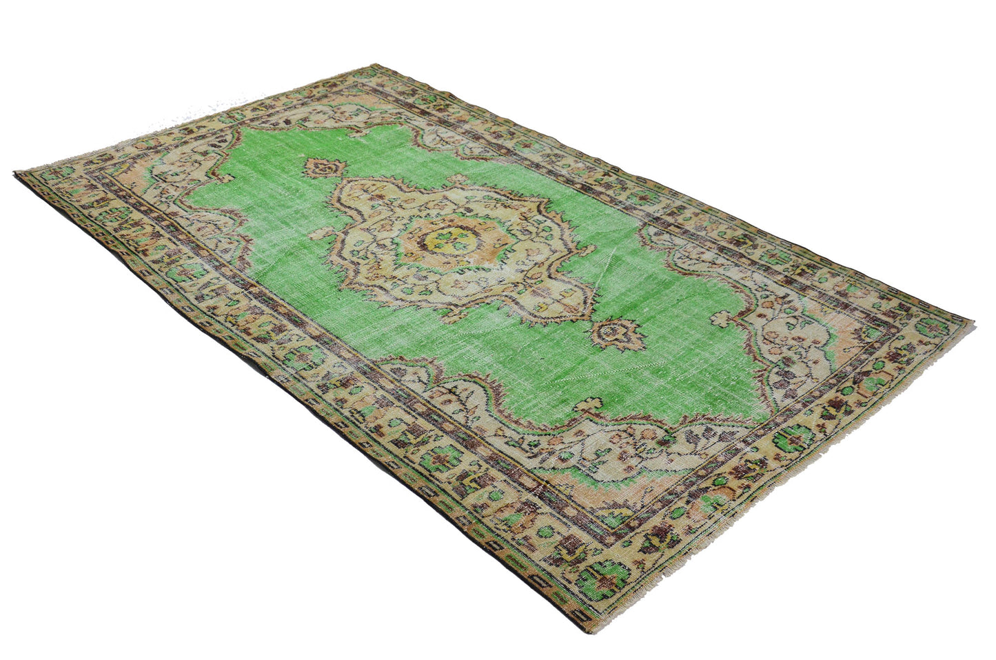 Genesis-Turkish Anatolian Vintage Area Rug 8,85 ft. X 5,57 ft.(270 cm X 170 cm)