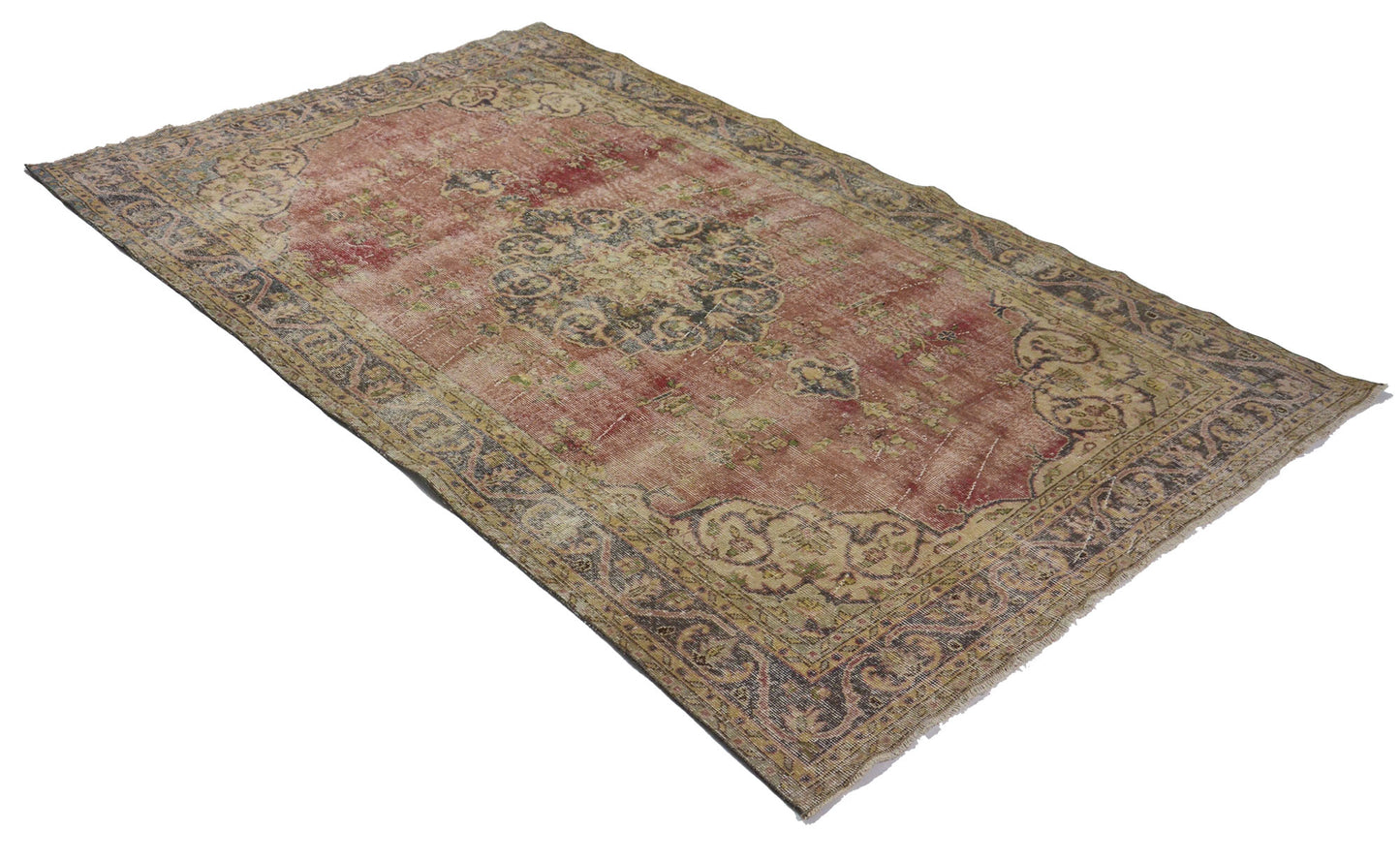 Genesis-Turkish Anatolian Vintage Area Rug 9,70 ft. X 4,42 ft.(296 cm X 187 cm)