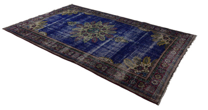 Turkish Original Anatolian Vintage Area Rug 12,60 ft. X 7,64 ft.(384 cm X 233 cm)