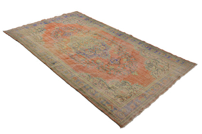 Genesis-Turkish Anatolian Vintage Area Rug 10,43 ft. X 5,90 ft.(318 cm X 186 cm)