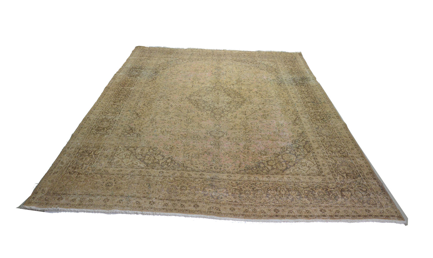 Turkish Original Anatolian Vintage Area Rug 12,33 ft. X 9,54 ft.(376 cm X 291 cm)