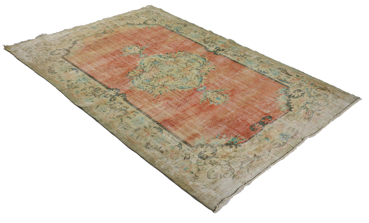 Genesis-Turkish Anatolian Vintage Area Rug 9,18 ft. X 5,81 ft.(280 cm X 187 cm)