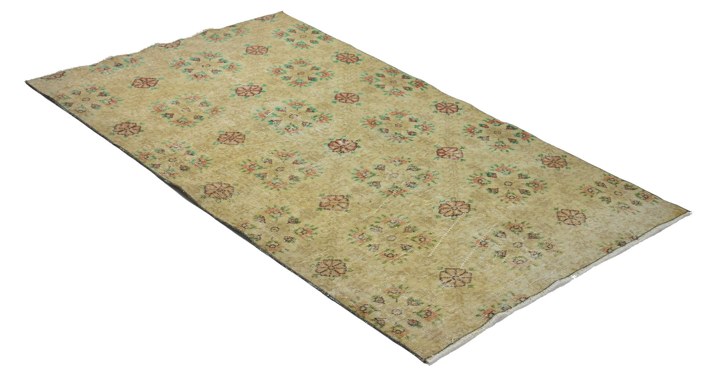 Genesis-Turkish Anatolian Vintage Area Rug 6,89 ft. X 6,13 ft.(210 cm X 117 cm)