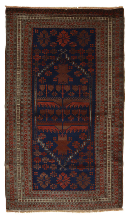 Turkish Original Anatolian Vintage Area Rug 6,17 ft. X 3,61 ft.(188 cm X 110 cm)