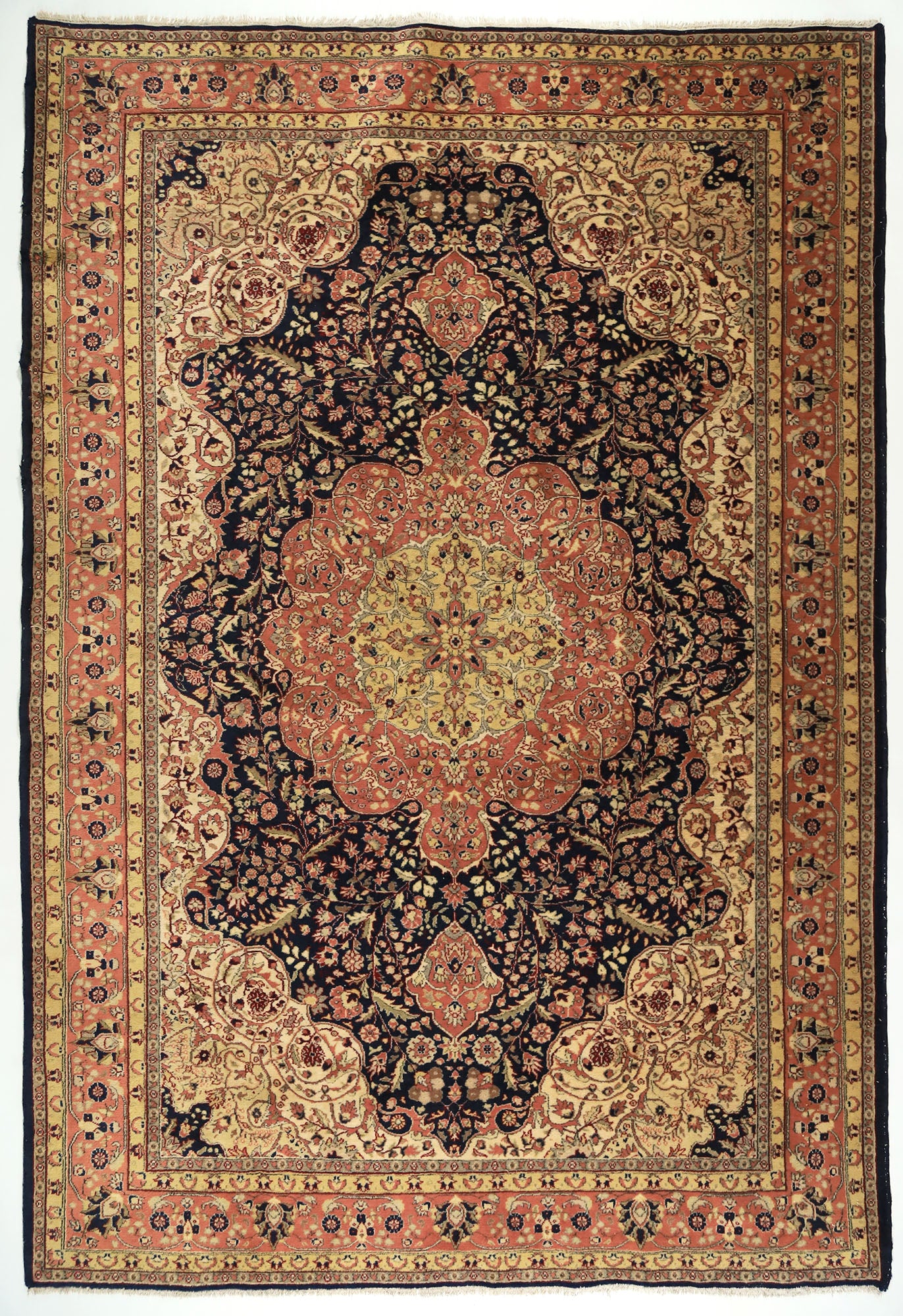 Turkish Original Anatolian Vintage Area Rug 9,77 ft. X 6,69 ft.(298 cm X 204 cm)