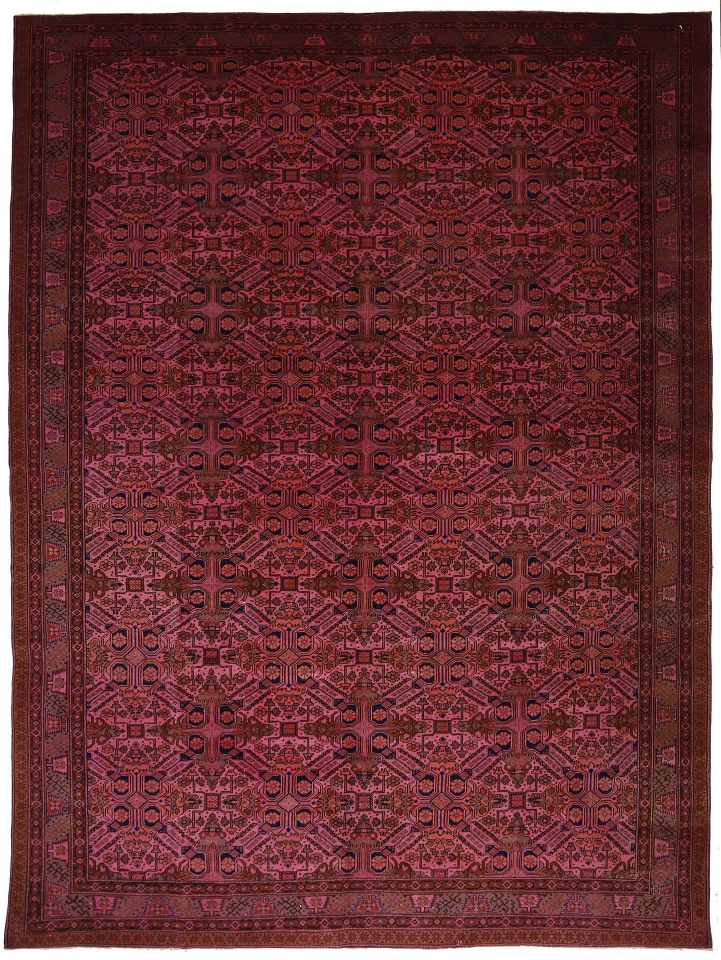 Turkish Original Anatolian Vintage Area Rug 11,48 ft. X 8,53 ft.(350 cm X 260 cm)