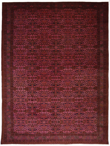 Turkish Original Anatolian Vintage Area Rug 11,48 ft. X 8,53 ft.(350 cm X 260 cm)