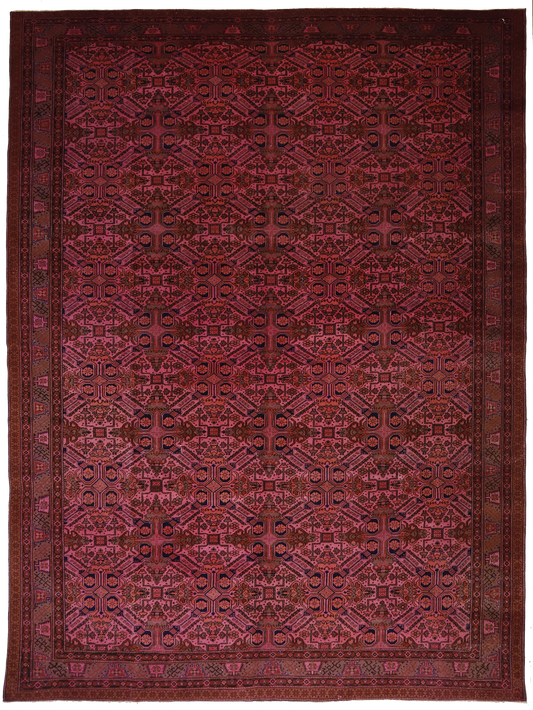 Turkish Original Anatolian Vintage Area Rug 11,48 ft. X 8,53 ft.(350 cm X 260 cm)