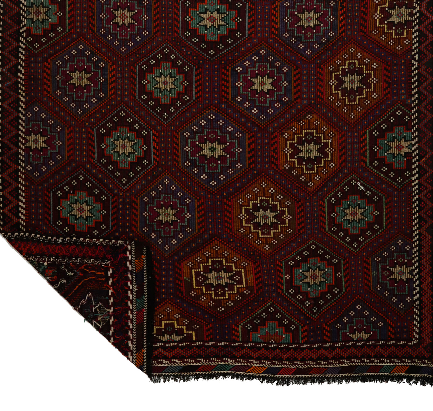 Peninsula Kilim Rug,Turkish Anatolian Kilim Rug 10,33 ft. X 6,76 ft. ( 315 cm X 206 cm)