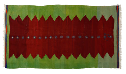 Peninsula Kilim Rug,Turkish Anatolian Kilim Rug 8,27 ft. X 4,49 ft. ( 252 cm X 137 cm)