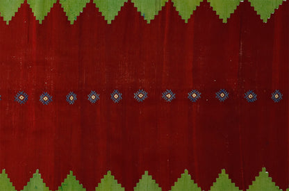 Peninsula Kilim Rug,Turkish Anatolian Kilim Rug 8,27 ft. X 4,49 ft. ( 252 cm X 137 cm)