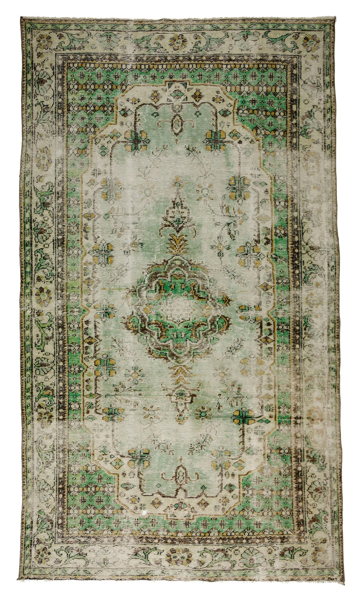 Turkish Original Anatolian Vintage Area Rug 11,15 ft. X 5,77 ft.(340 cm X 176 cm)