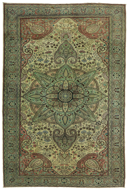 Turkish Original Anatolian Vintage Area Rug 9,94 ft. X 6,56 ft.(303 cm X 200 cm)