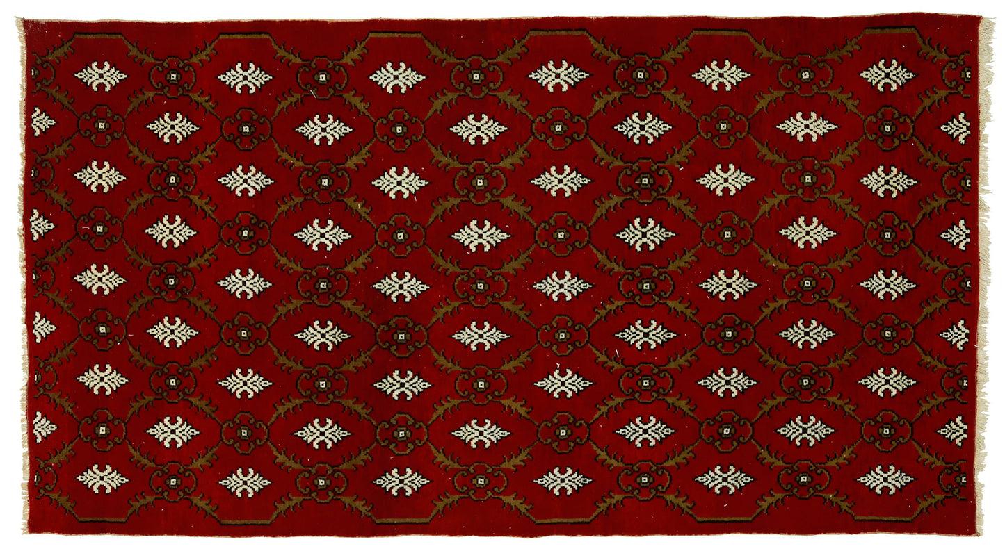 Turkish Original Anatolian Vintage Area Rug 9,74 ft. X 5,28 ft.(297 cm X 161 cm)