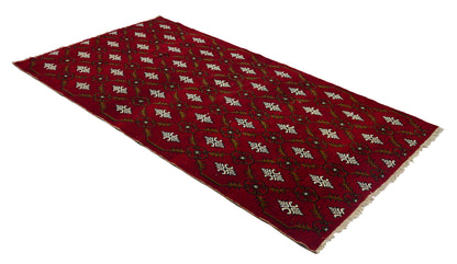 Turkish Original Anatolian Vintage Area Rug 9,74 ft. X 5,28 ft.(297 cm X 161 cm)