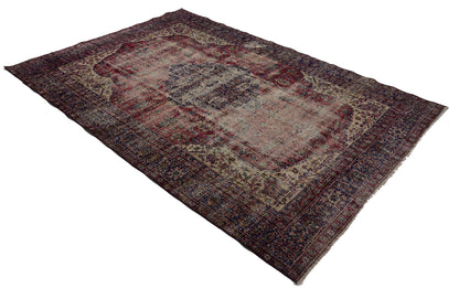 Turkish Original Anatolian Vintage Area Rug 11,35 ft. X 7,58 ft.(346 cm X 231 cm)