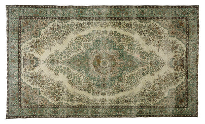 Turkish Original Anatolian Vintage Area Rug 11,32 ft. X 6,72 ft.(345 cm X 205 cm)