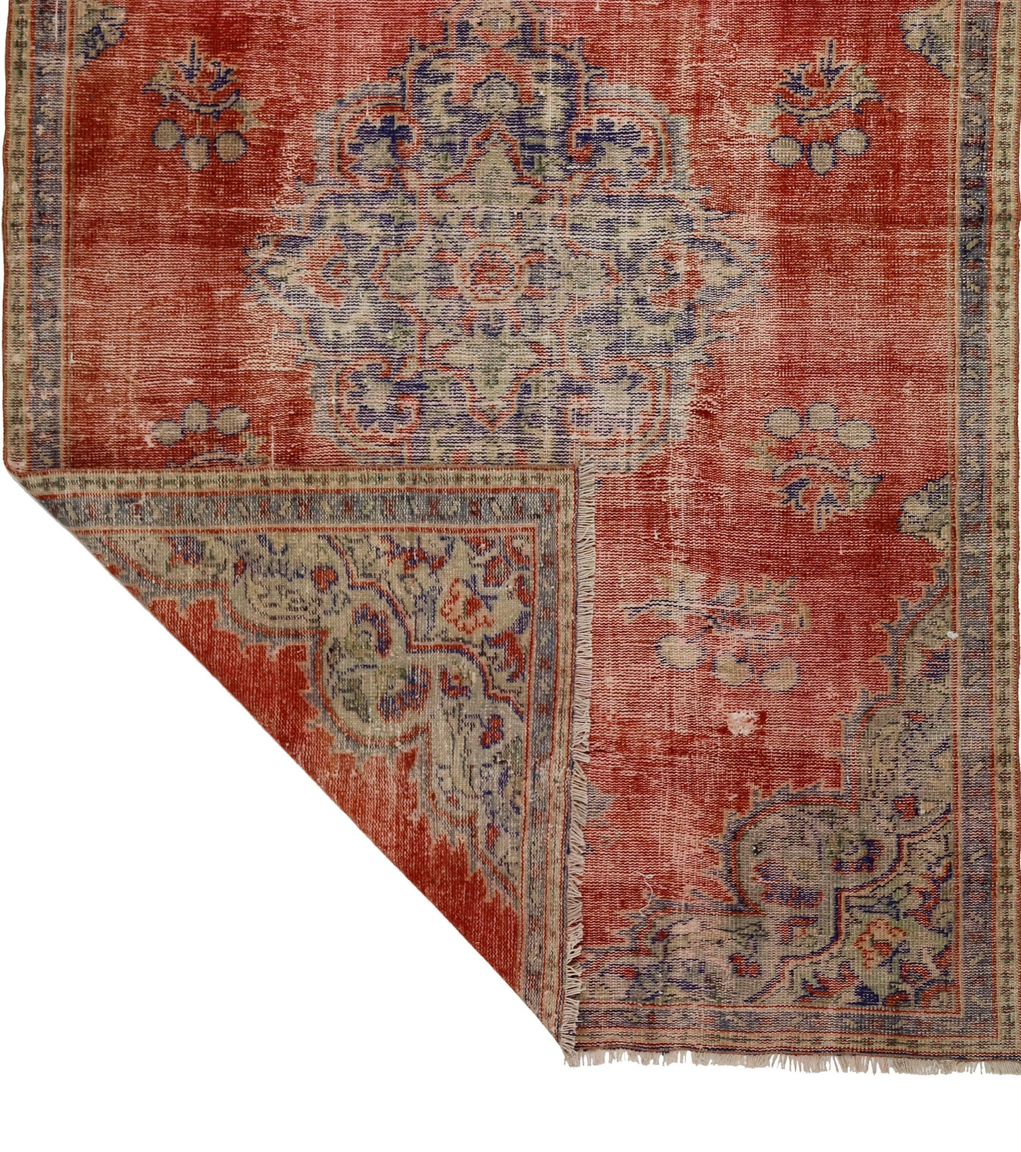 Genesis-Turkish Anatolian Vintage Area Rug 8,00 ft. X 5,18 ft.(244 cm X 158 cm)