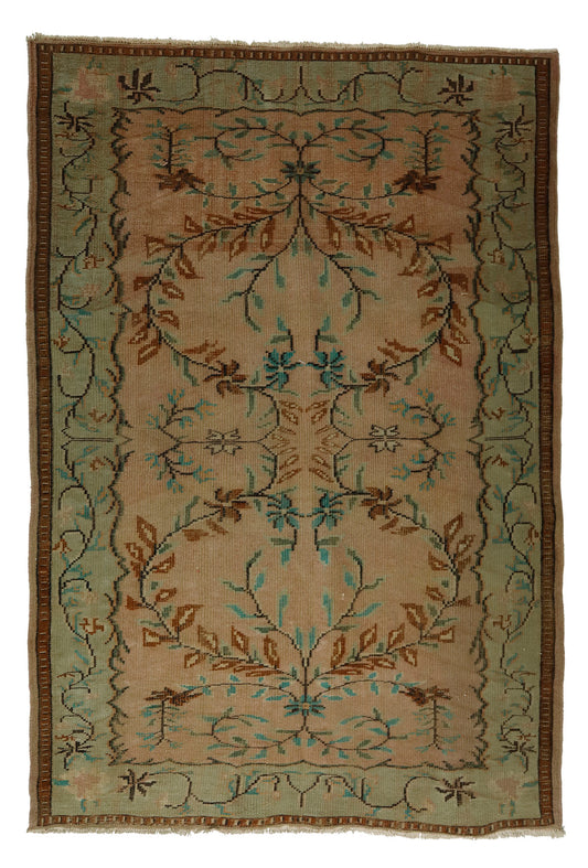 Genesis-Turkish Anatolian Vintage Area Rug 8,46 ft. X 5,90 ft.(258 cm X 180 cm)