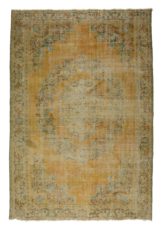 Genesis-Turkish Anatolian Vintage Area Rug 9,21 ft. X 6,26 ft.(281 cm X 191 cm)