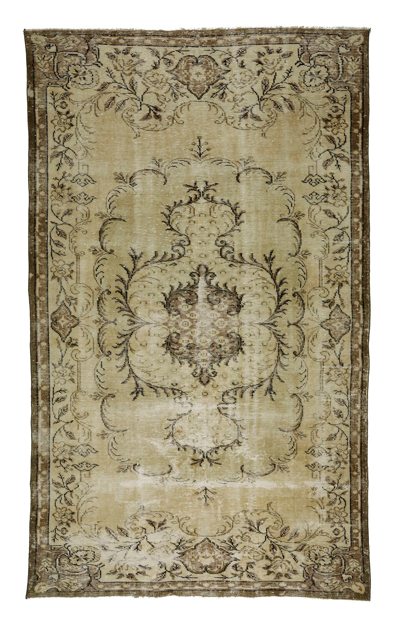 Genesis-Turkish Anatolian Vintage Area Rug 9,44 ft. X 5,83 ft.(288 cm X 178 cm)