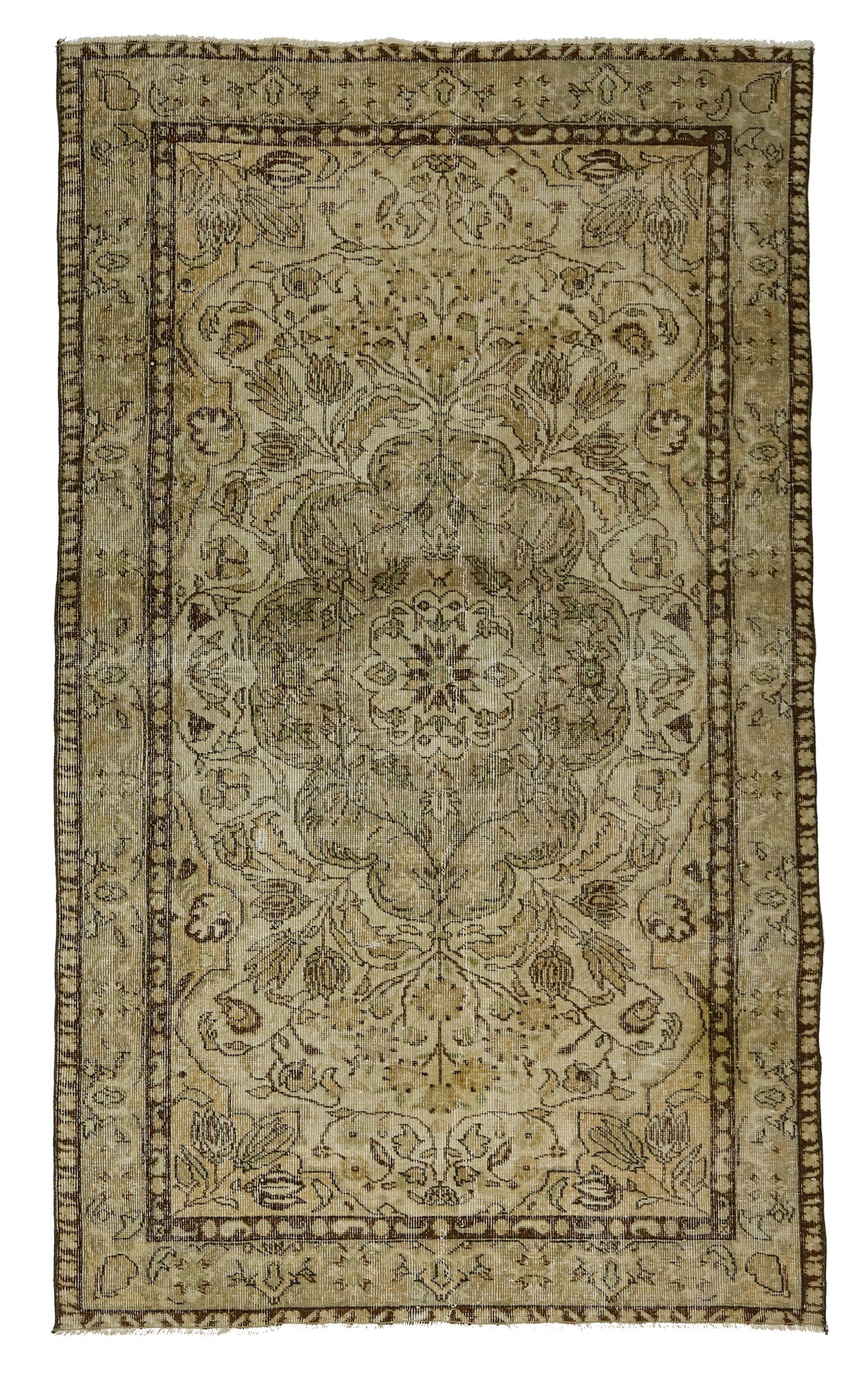 Genesis-Turkish Anatolian Vintage Area Rug 8,30 ft. X 4,95 ft.(253 cm X 151 cm)