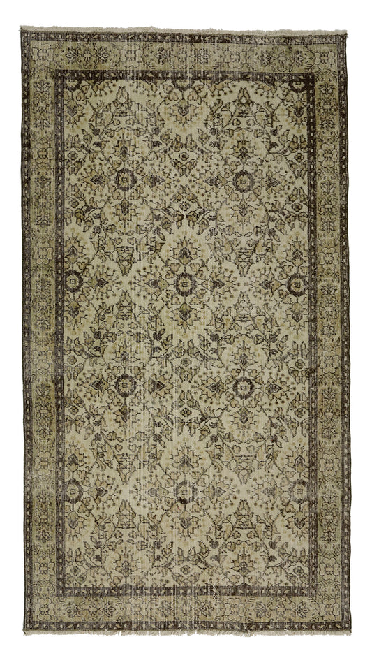 Genesis-Turkish Anatolian Vintage Area Rug 8,26 ft. X 5,51 ft.(252 cm X 135 cm)