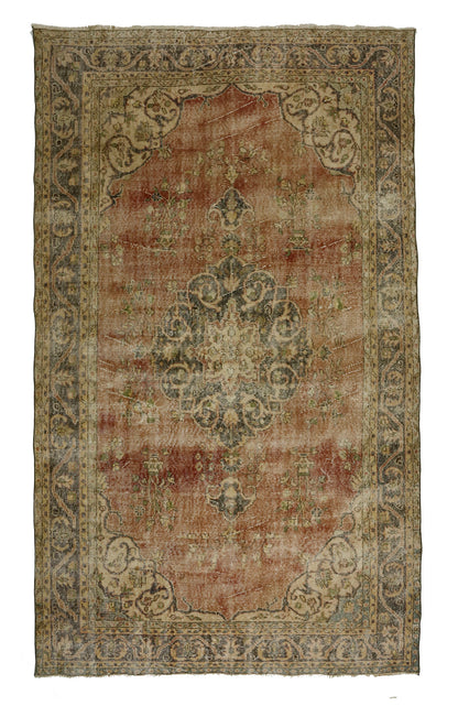 Genesis-Turkish Anatolian Vintage Area Rug 9,70 ft. X 4,42 ft.(296 cm X 187 cm)