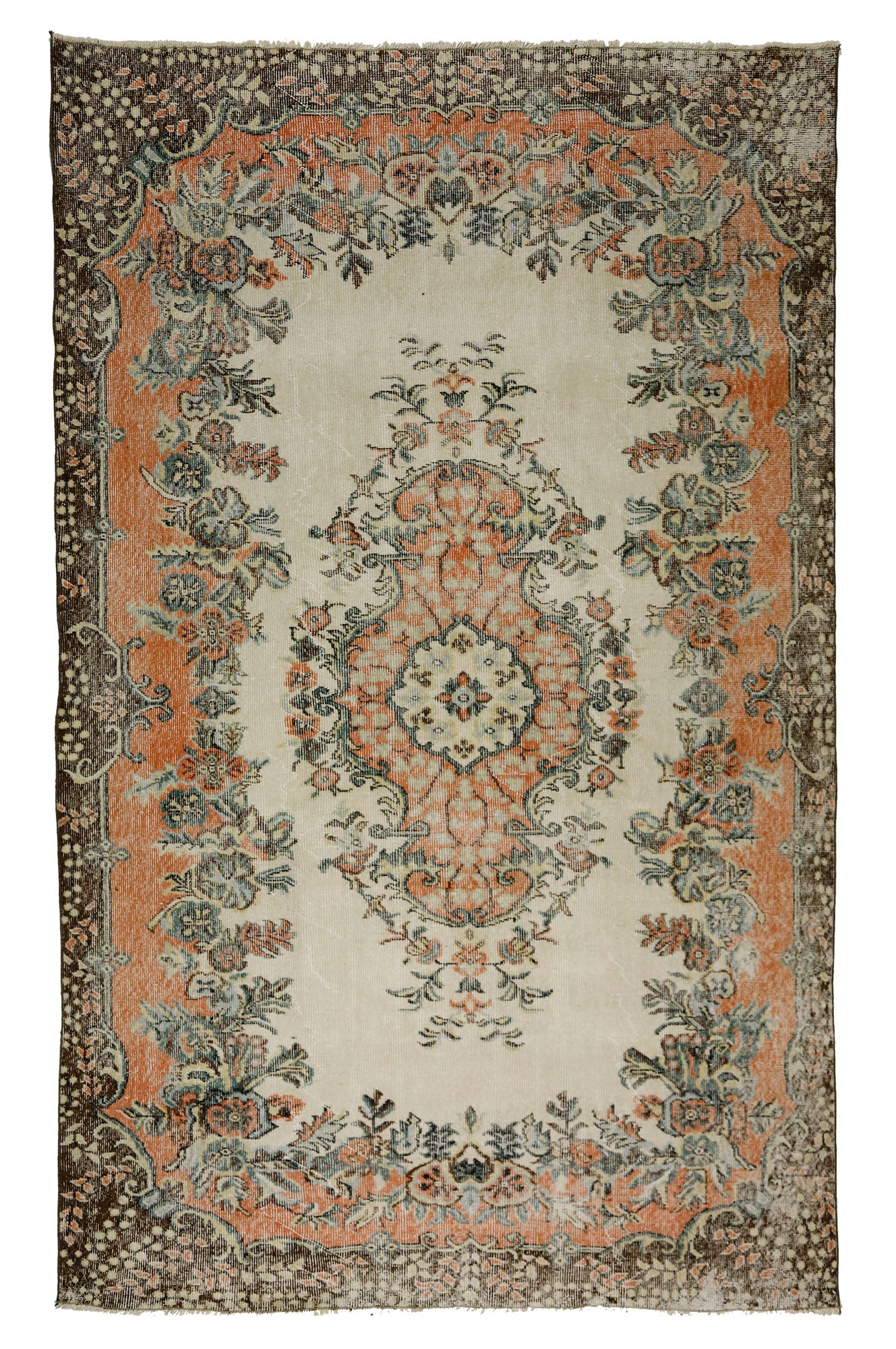 Genesis-Turkish Anatolian Vintage Area Rug 9,48 ft. X 5,48 ft.(289 cm X 175 cm)