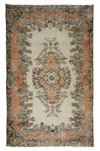 Genesis-Turkish Anatolian Vintage Area Rug 9,48 ft. X 5,48 ft.(289 cm X 175 cm)