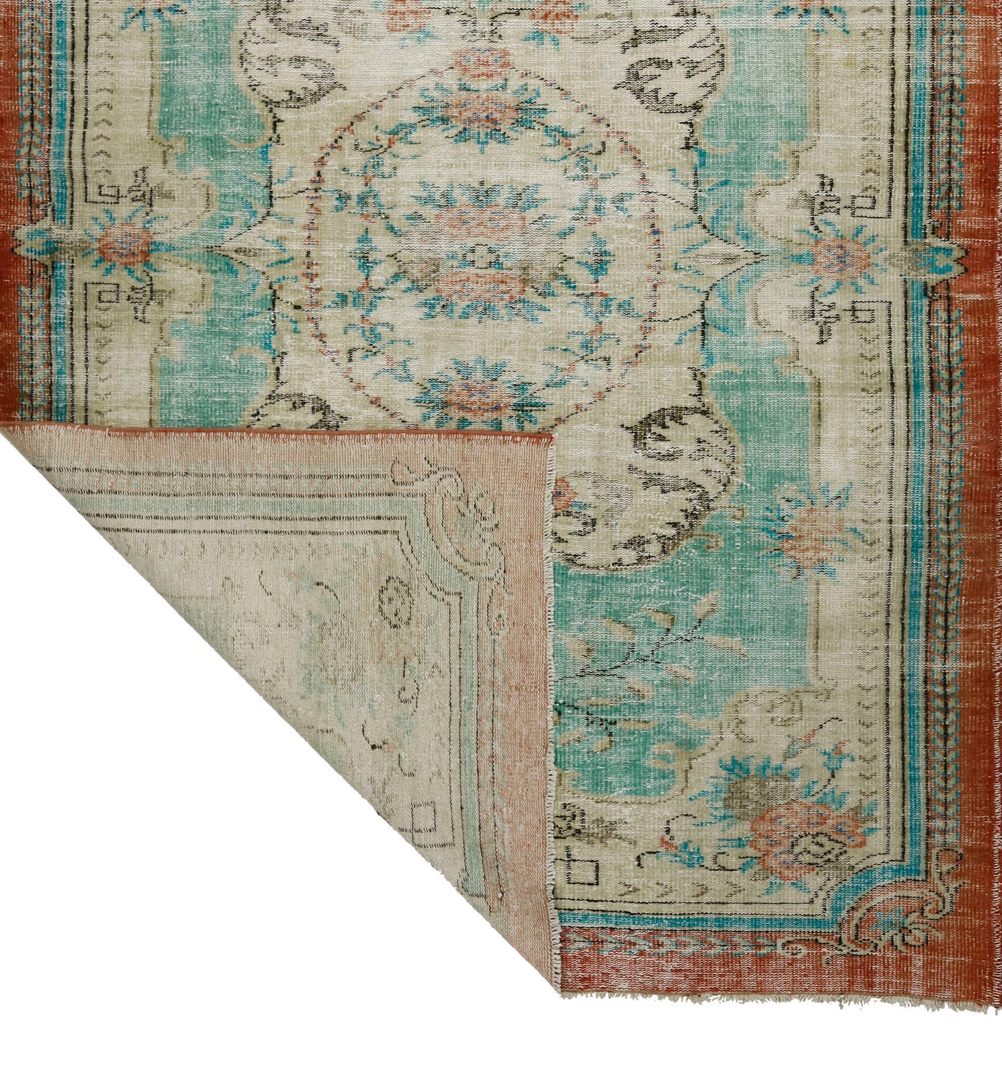 Genesis-Turkish Anatolian Vintage Area Rug 9,22 ft. X 4,92 ft.(281 cm X 187 cm)