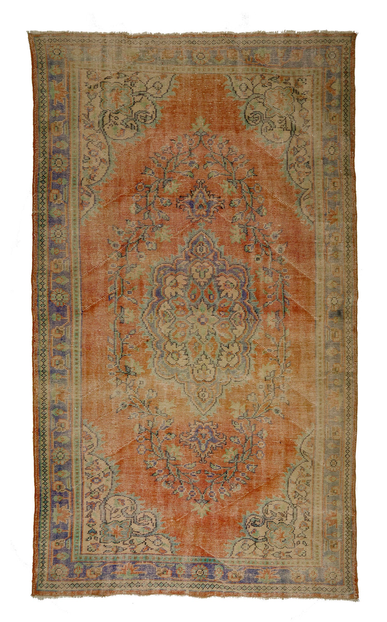 Genesis-Turkish Anatolian Vintage Area Rug 10,43 ft. X 5,90 ft.(318 cm X 186 cm)