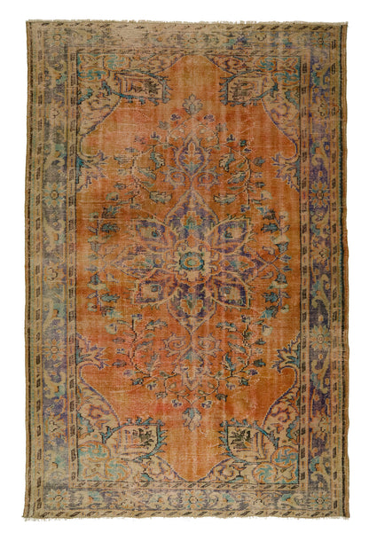 Genesis-Turkish Anatolian Vintage Area Rug 9,41 ft. X 5,90 ft.(287 cm X 193 cm)