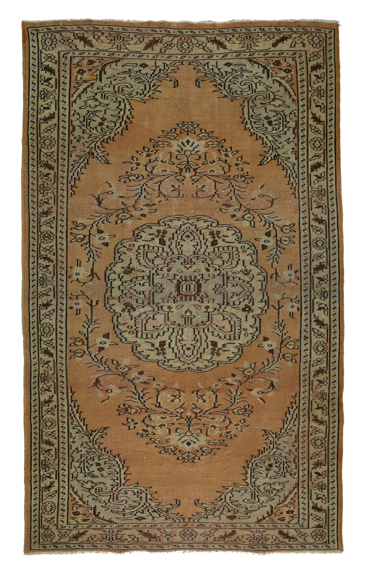 Genesis-Turkish Anatolian Vintage Area Rug 9,84 ft. X 6,33 ft.(300 cm X 180 cm)