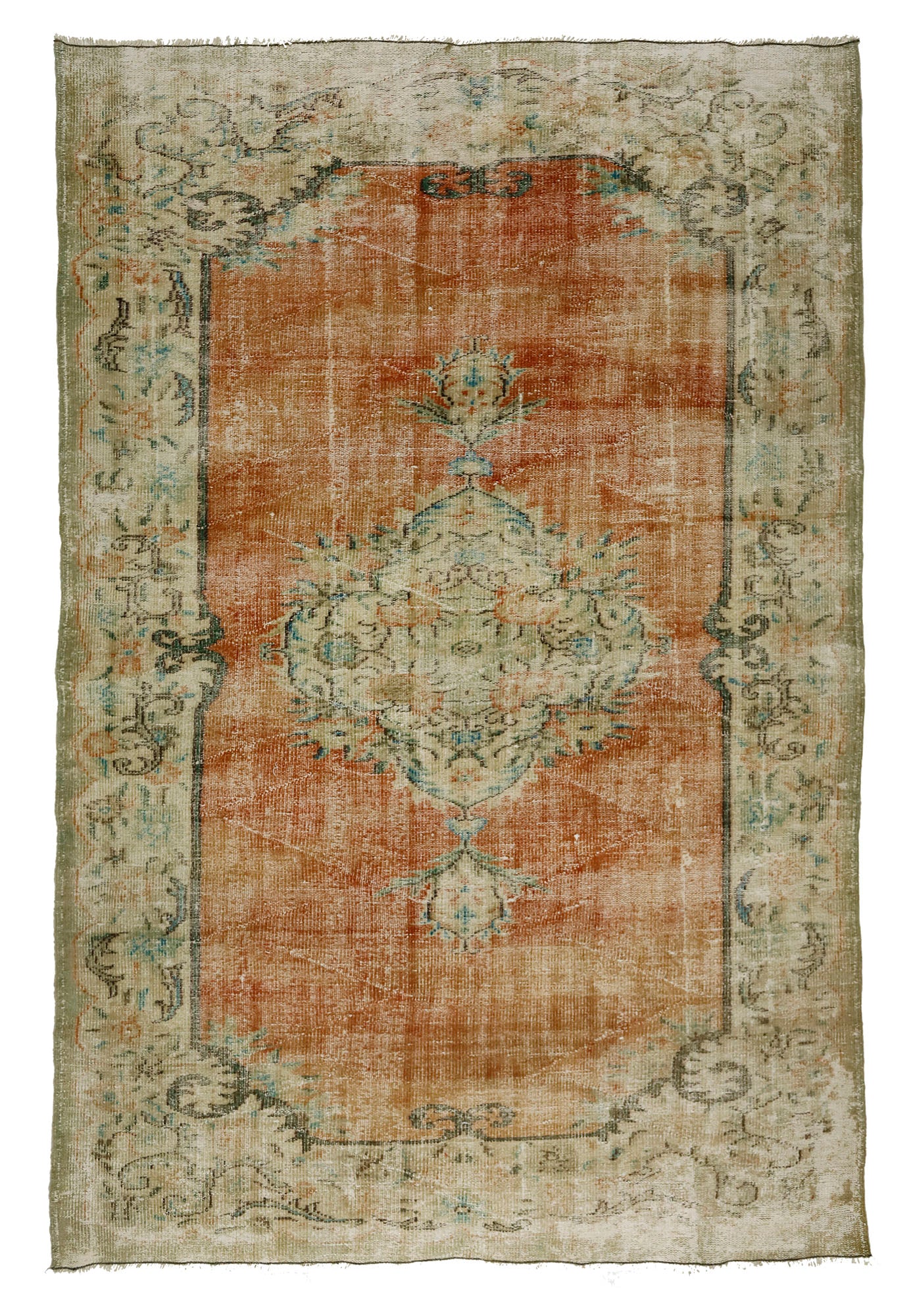 Genesis-Turkish Anatolian Vintage Area Rug 9,18 ft. X 5,81 ft.(280 cm X 187 cm)