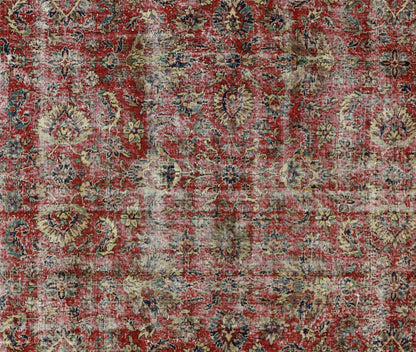 Turkish Original Anatolian Vintage Area Rug 11,02 ft. X 8,07 ft.(336 cm X 246 cm)