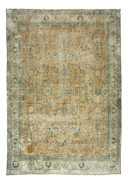 Turkish Original Anatolian Vintage Area Rug 11,35 ft. X 8,13 ft.(346 cm X 248 cm)