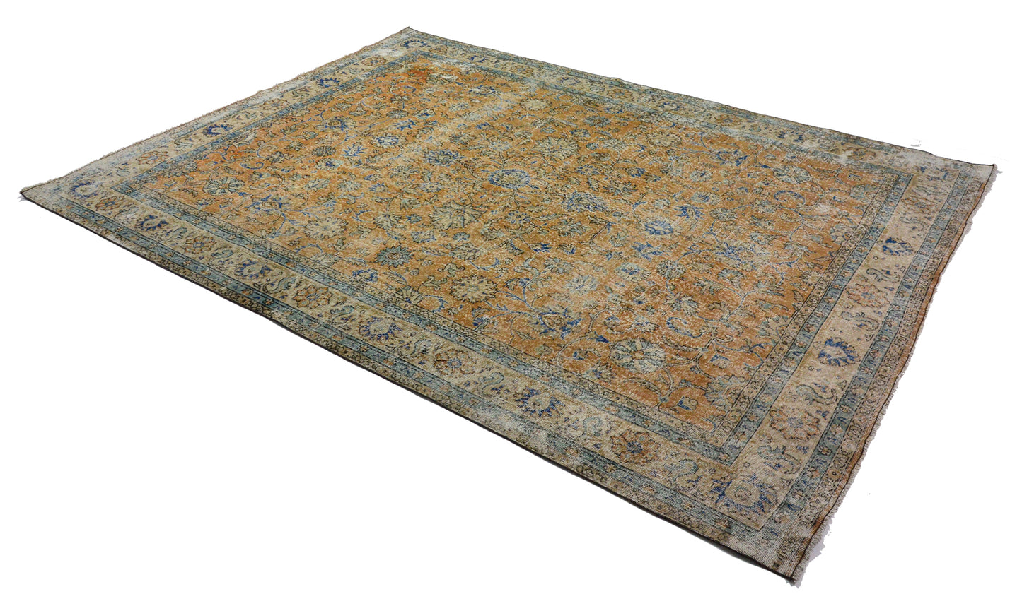 Turkish Original Anatolian Vintage Area Rug 11,35 ft. X 8,13 ft.(346 cm X 248 cm)