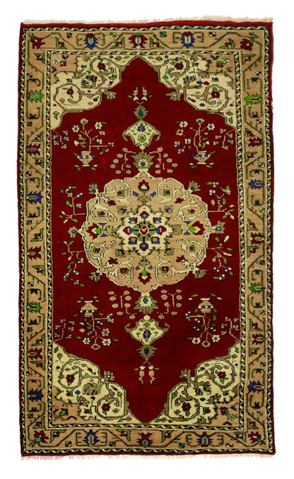 Turkish Original Anatolian Vintage Area Rug 8,00 ft. X 4,76 ft.(244 cm X 145 cm)