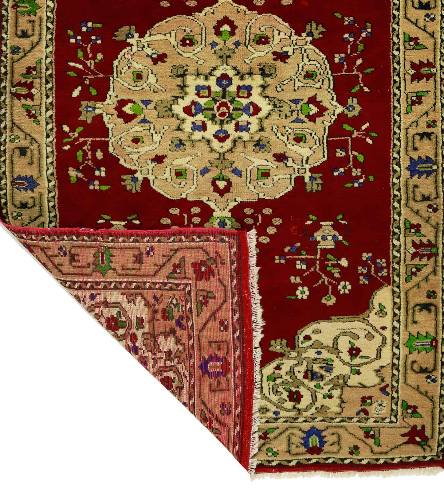 Turkish Original Anatolian Vintage Area Rug 8,00 ft. X 4,76 ft.(244 cm X 145 cm)