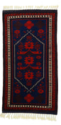 Turkish Original Anatolian Vintage Area Rug 5,12 ft. X 2,72 ft.(156 cm X 83 cm)