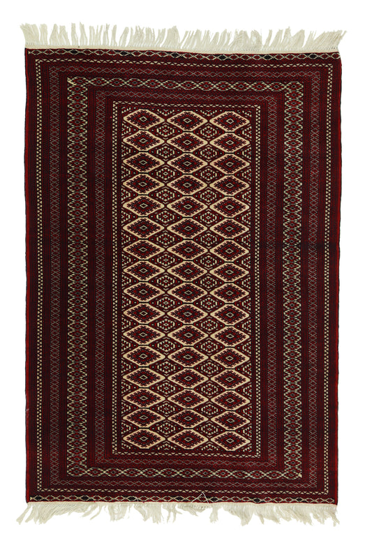 Turkish Original Anatolian Vintage Area Rug 5,58 ft. X 4,03 ft.(170 cm X 123 cm)