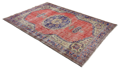 Turkish Original Anatolian Vintage Area Rug 10,33 ft. X 6,79 ft.(315 cm X 207 cm)