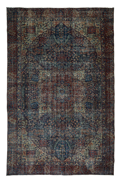 Turkish Original Anatolian Vintage Area Rug 11,22 ft. X 7,45 ft.(342 cm X 227 cm)