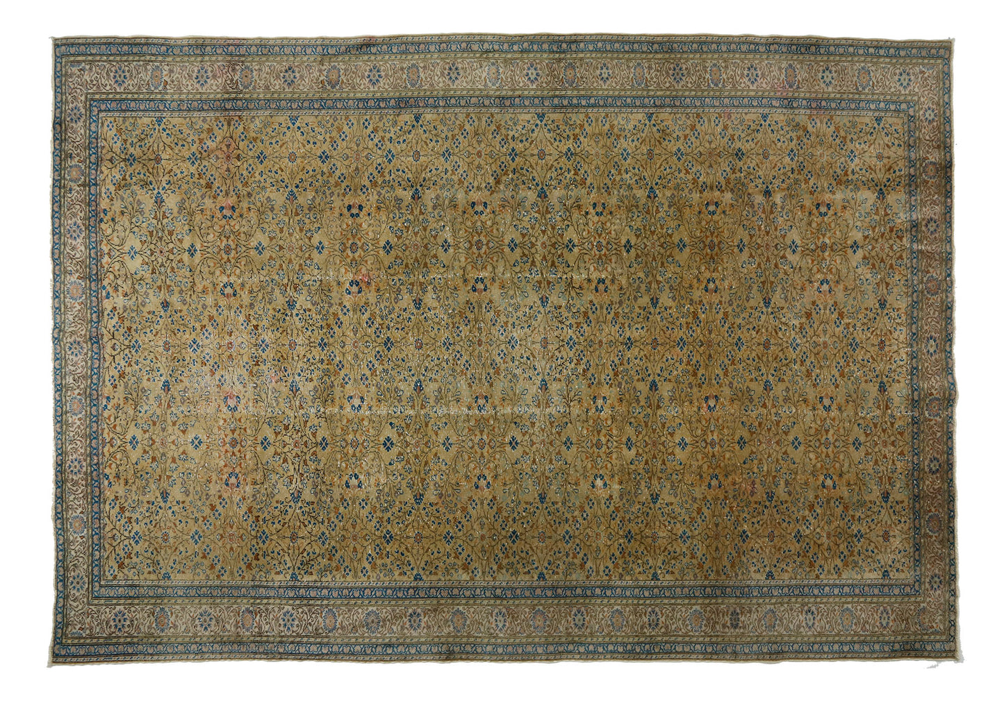 Turkish Original Anatolian Vintage Area Rug 11,74 ft. X 8,17 ft.(358 cm X 249 cm)